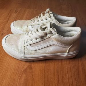 Girl's Old Skool Glitter Vans